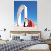 Desert Arcana：反射の尖塔 キャンバスプリント (インサイチュ (寝室))