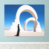 Desert Arcana：記憶のモノリス キャンバスプリント (インサイチュ (ウッドフロア))