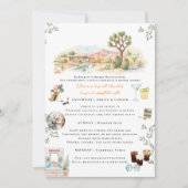 Desert Bachelorette Weekend Itinerary Invitation 招待状 (正面)