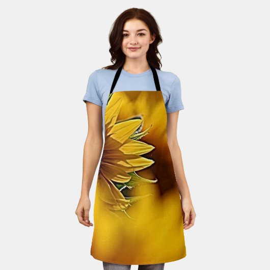 Desert Blooms エプロン (着用した状態)