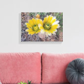 Desert Blooms キャンバスプリント (インサイチュ (リビング))