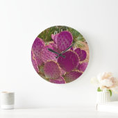 Desert Blooms ラージ壁時計 (ホーム)