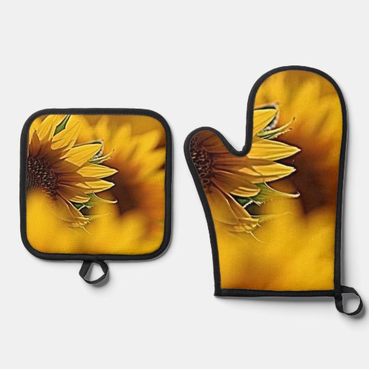 Desert Blooms 鍋つかみ&鍋敷きセット (正面)