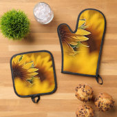 Desert Blooms 鍋つかみ&鍋敷きセット (トップダウン)