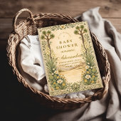 Desert Botanical Baby Shower 招待状