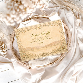 Desert Botanical Neutral Florals Diapper Raffle  エンクロージャーカード