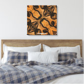 Desert Brown Abstract  On Wrapped  Canvas Print キャンバスプリント (インサイチュ (寝室))