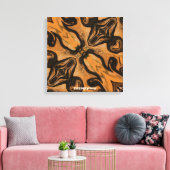 Desert Brown Abstract  On Wrapped  Canvas Print キャンバスプリント (インサイチュ (リビング))