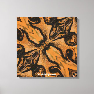 Desert Brown Abstract  On Wrapped  Canvas Print キャンバスプリント