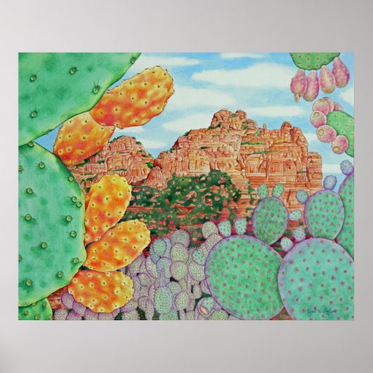 Desert Cacti ポスター (正面)