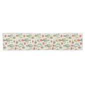 Desert Cacti Succulent Seamless Pattern ショートテーブルランナー (横)