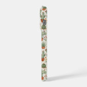 Desert Cacti Succulent Seamless Pattern iPhoneケース (左側面)