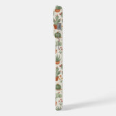 Desert Cacti Succulent Seamless Pattern iPhoneケース (左側面)