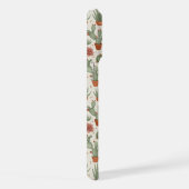 Desert Cacti Succulent Seamless Pattern iPhoneケース (右側面)