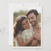 Desert Cactus Boho Photo Wedding Invitation 招待状 (裏面)