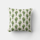 Desert Cactus Pattern – Southwestern Botanical  クッション (正面)