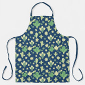 Desert Cactus & Succulent Pattern エプロン (正面)