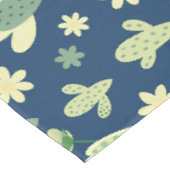 Desert Cactus & Succulent Pattern テーブルクロス (アングル)