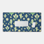 Desert Cactus & Succulent Pattern デスクマット (キーボード&マウス)