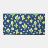 Desert Cactus & Succulent Pattern デスクマット (正面)