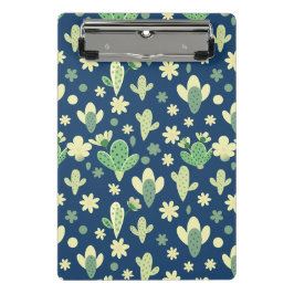 Desert Cactus & Succulent Pattern ミニクリップボード