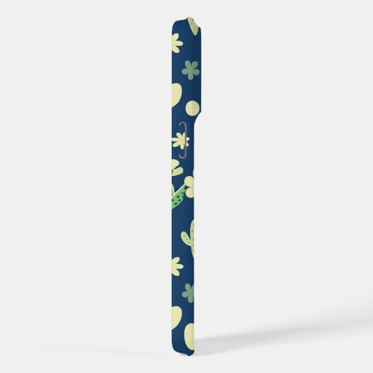Desert Cactus & Succulent Pattern iPhoneケース (右側面)