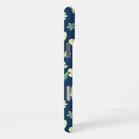 Desert Cactus & Succulent Pattern iPhoneケース (右側面)