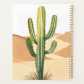 Desert Cactus | Watercolor Green Cacti プランナー手帳 (裏面)