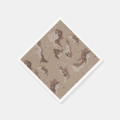 Desert Camo スタンダードカクテルナプキン (角)