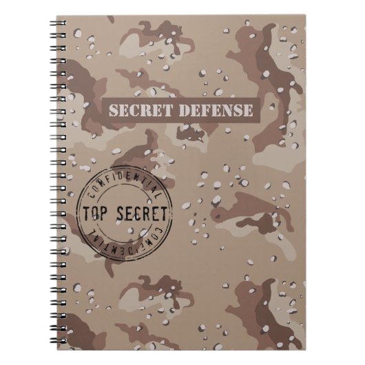 Desert Camo ノートブック (正面)