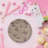 Desert Camo ペーパープレート (パーティー)