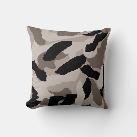 Desert Camouflage Design クッション (正面)