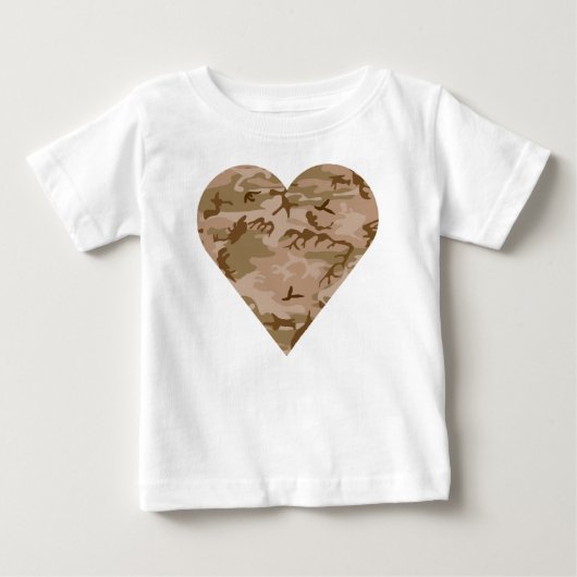 Desert Camouflage Pattern, Military Pattern, Army ベビーTシャツ (正面)