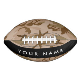 Desert Camouflage Pattern, Your name, Personalize アメリカンフットボール