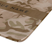 Desert Camouflage Pattern, Your name, Personalize カッティングボード (角)