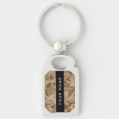 Desert Camouflage Pattern, Your name, Personalize キーホルダー (正面)