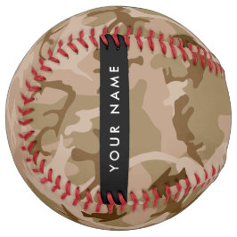 Desert Camouflage Pattern, Your name, Personalize ソフトボール