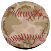 Desert Camouflage Pattern, Your name, Personalize ソフトボール (裏面)