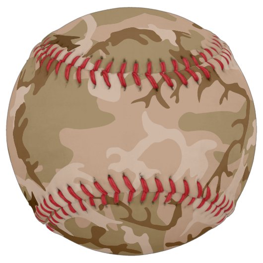 Desert Camouflage Pattern, Your name, Personalize ソフトボール (正面)