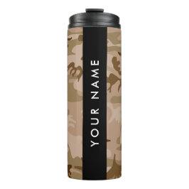 Desert Camouflage Pattern, Your name, Personalize タンブラー
