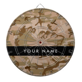 Desert Camouflage Pattern, Your name, Personalize ダーツボード