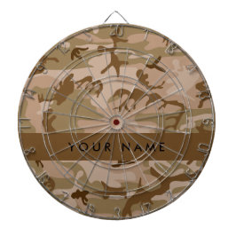 Desert Camouflage Pattern, Your name, Personalize ダーツボード