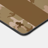Desert Camouflage Pattern, Your name, Personalize デスクマット (コーナー)