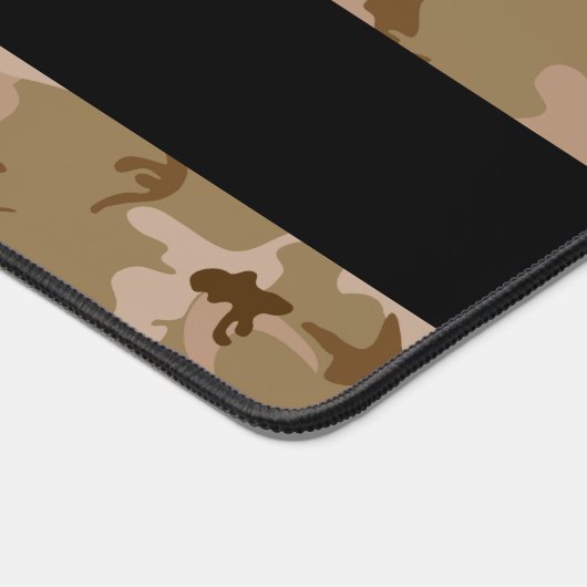 Desert Camouflage Pattern, Your name, Personalize デスクマット (コーナー)