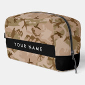 Desert Camouflage Pattern, Your name, Personalize ドップキット (右コーナー)