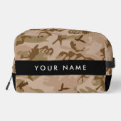 Desert Camouflage Pattern, Your name, Personalize ドップキット (裏面)