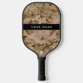 Desert Camouflage Pattern, Your name, Personalize ピックルボールラケット (正面)