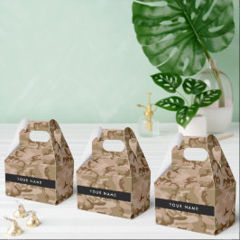 Desert Camouflage Pattern, Your name, Personalize フェイバーボックス