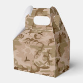 Desert Camouflage Pattern, Your name, Personalize フェイバーボックス (裏面サイド)