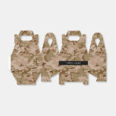 Desert Camouflage Pattern, Your name, Personalize フェイバーボックス (折り畳みなし)